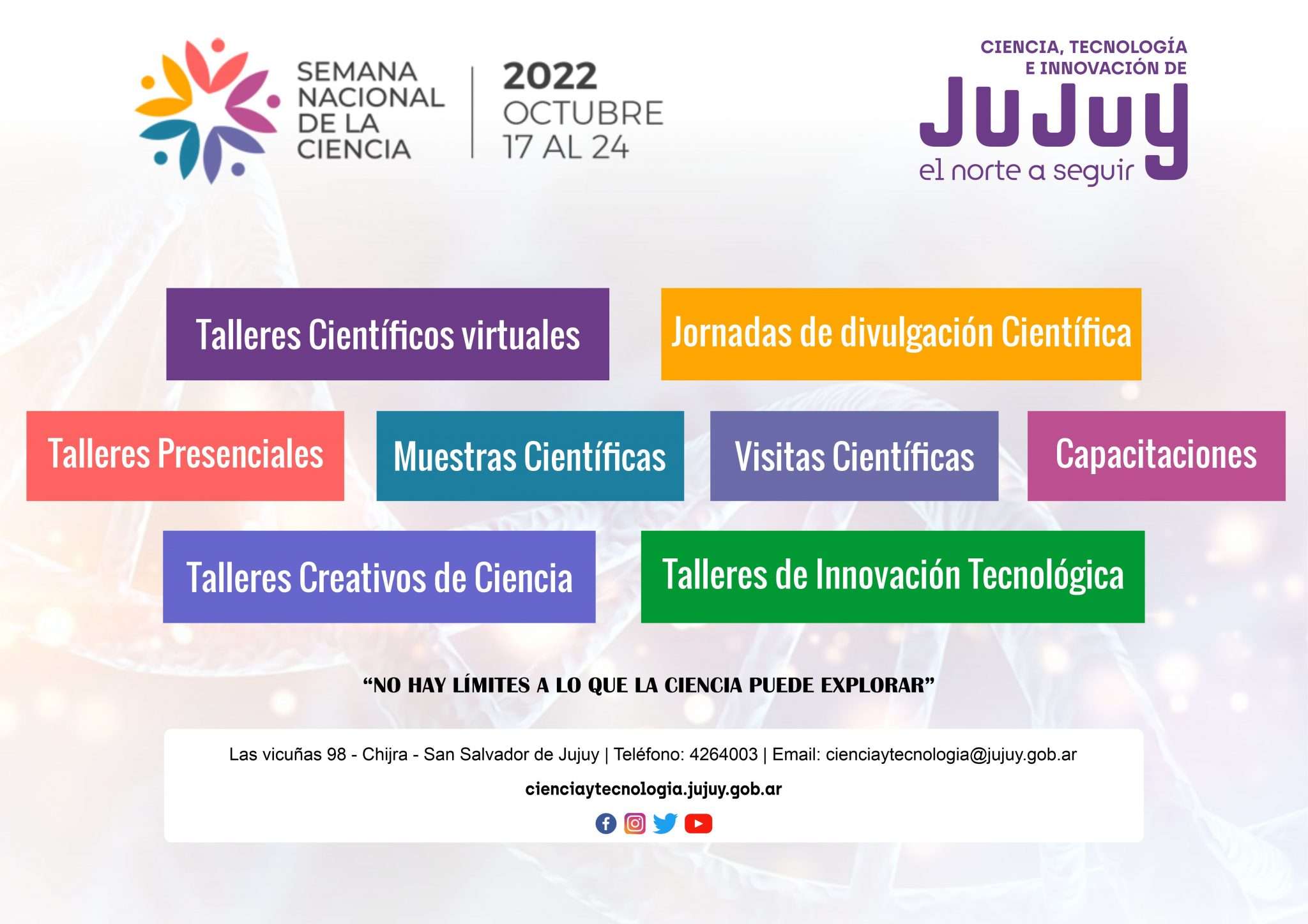 Semana Nacional de la Ciencia y la Tecnología en Jujuy | Agencia de ...